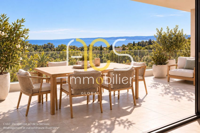 Image Terrasse à appartement de Sainte-Maxime