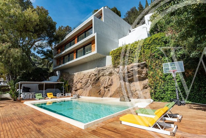 Image Piscine à  villa de Roquebrune-Cap-Martin