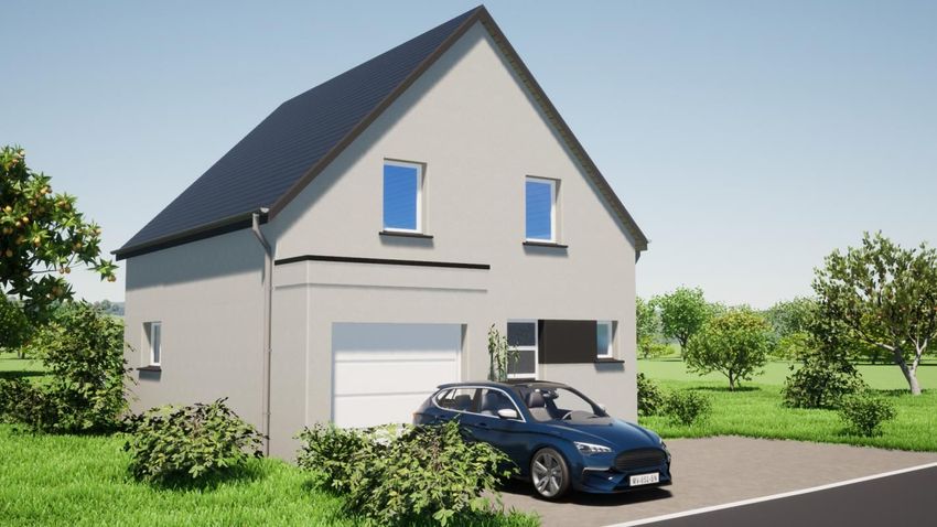 Image Façade à  maison individuelle de Balgau
