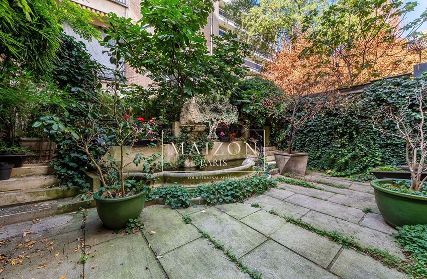 Image Jardin à  maison mitoyenne de Chaillot
