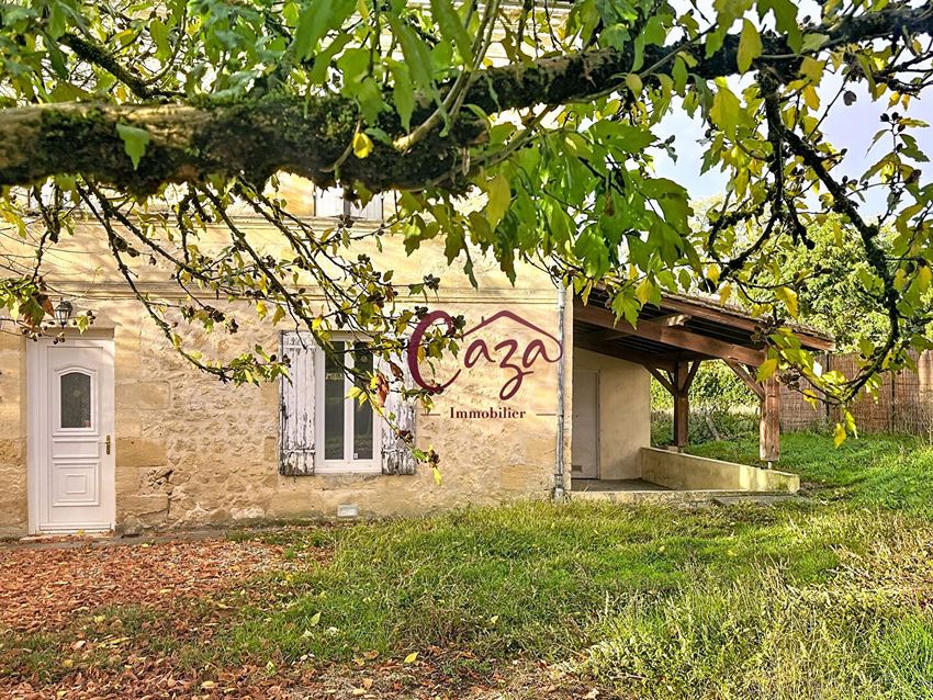 Image Façade à  maison mitoyenne de Langoiran