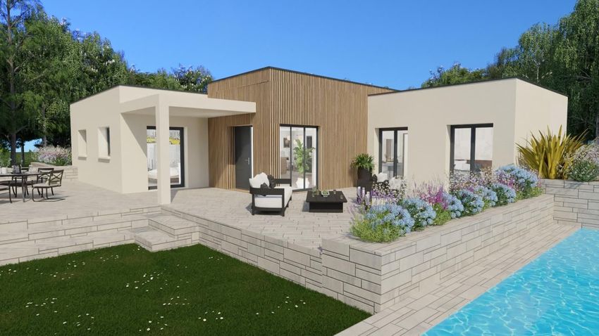 Image Façade à  maison individuelle de Vulaines-sur-Seine