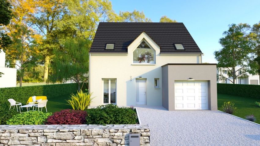 Image Façade à  maison individuelle de Breilly