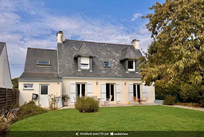 Image Façade à  maison individuelle de Arradon