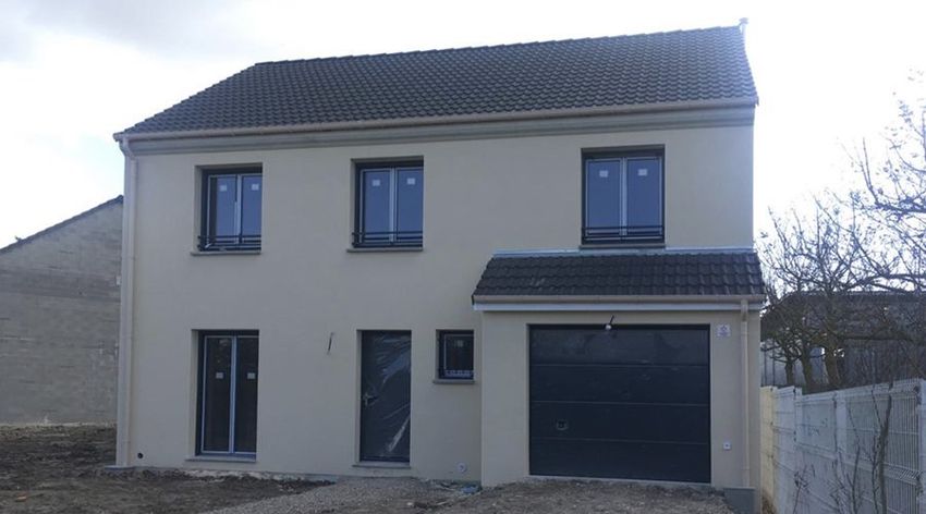 Image Façade à  maison individuelle de Nemours