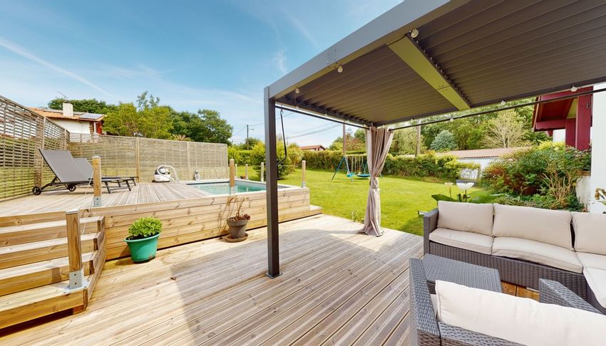 Image Terrasse à  maison individuelle de Jatxou
