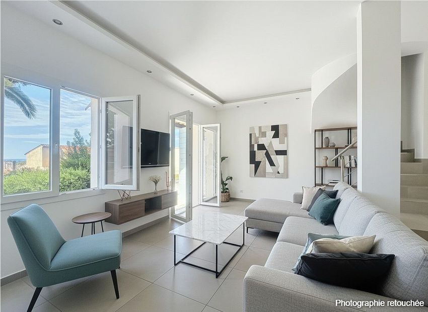 Image Salon à  maison individuelle de Mougins