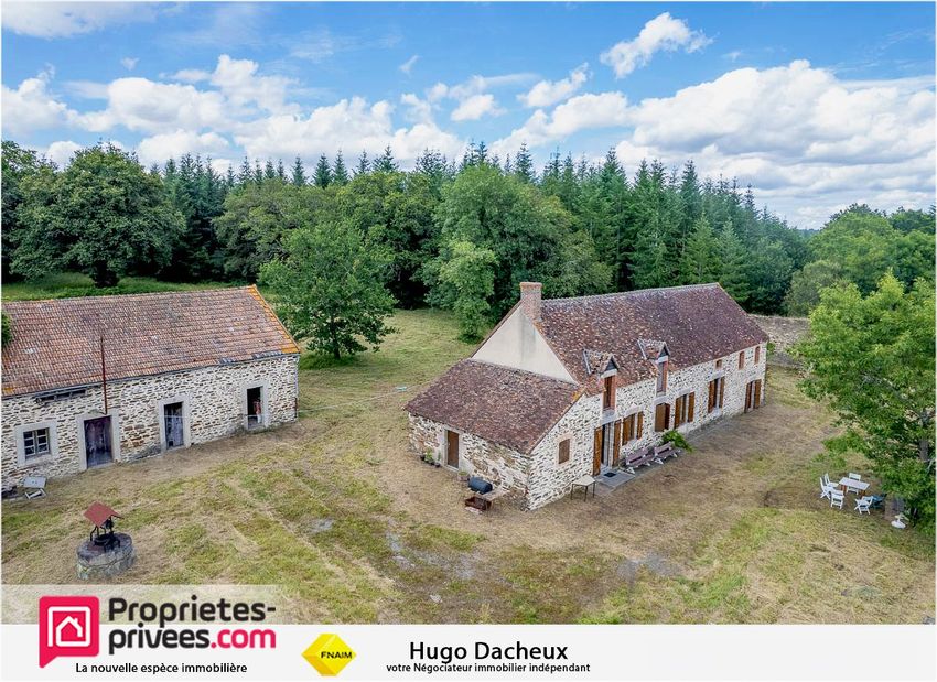 Image Façade à  maison individuelle de Malleret-Boussac