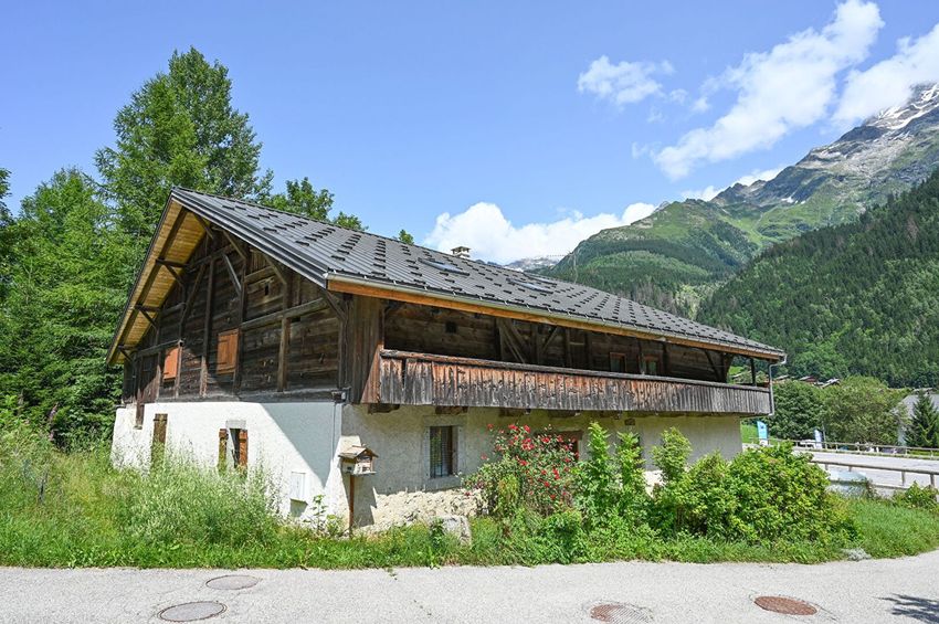 Image Façade à  maison individuelle de Les Contamines-Montjoie