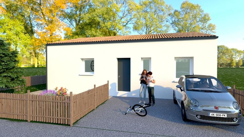 Image Façade à  maison individuelle de Royan