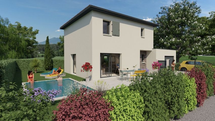 Image Façade à  maison individuelle de Pont-de-l'Isère