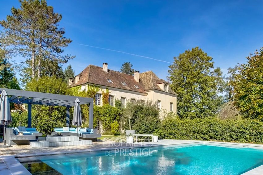 Image Piscine à  maison de maître de Montfort-l'Amaury