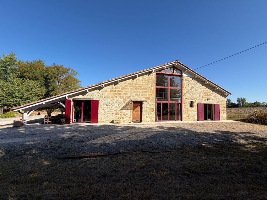 Image Façade à  maison individuelle de Monteton