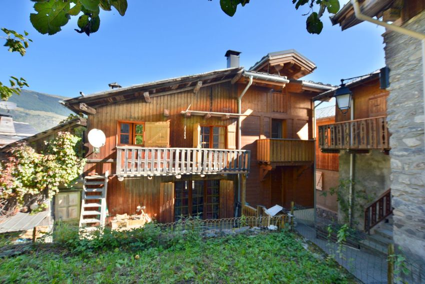 Image Façade à  maison individuelle de Courchevel