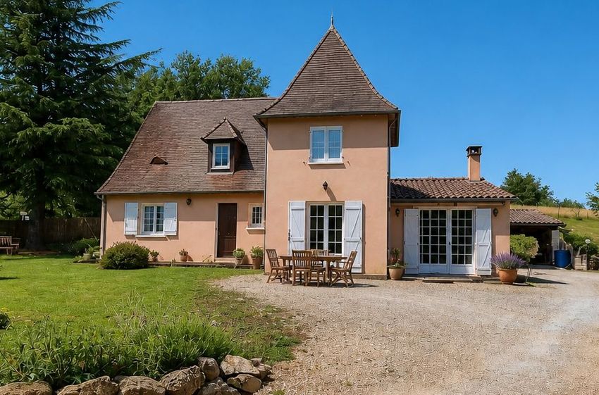 Image Façade à  maison individuelle de La Douze
