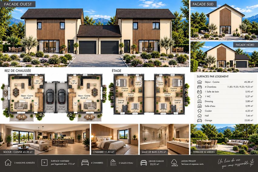 Image Plan à  maison individuelle de Seyssel