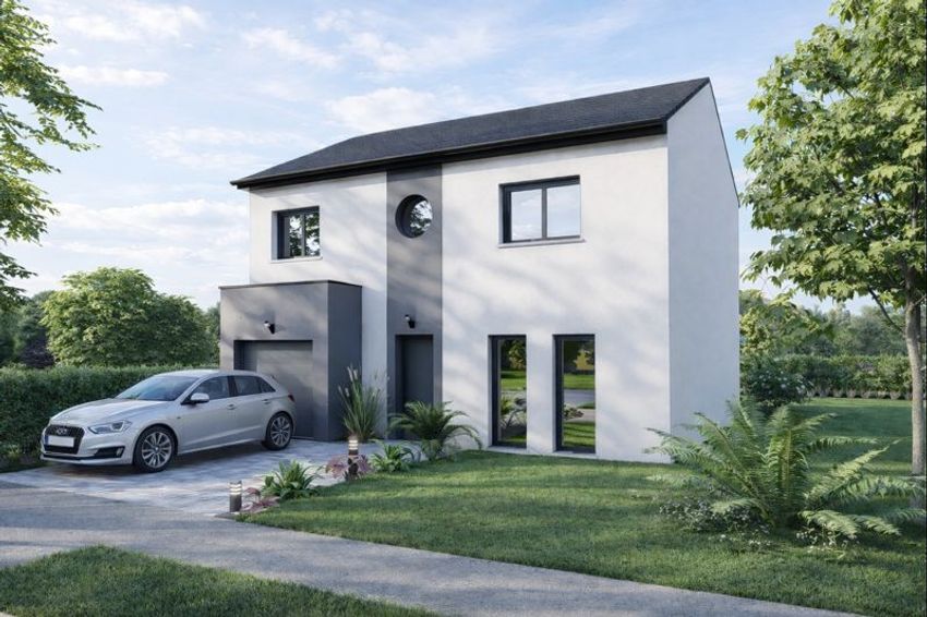 Image Façade à  maison individuelle de Denting