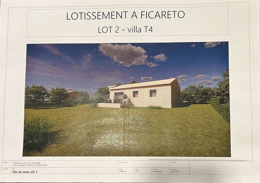 Image Façade à  maison individuelle de Poggio-Mezzana