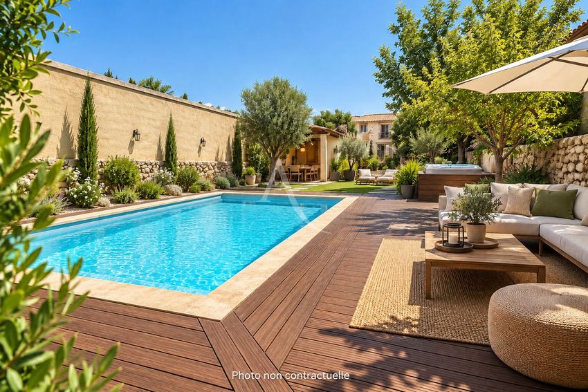 Image Piscine à  maison individuelle de Marseille 10e Arrondissement