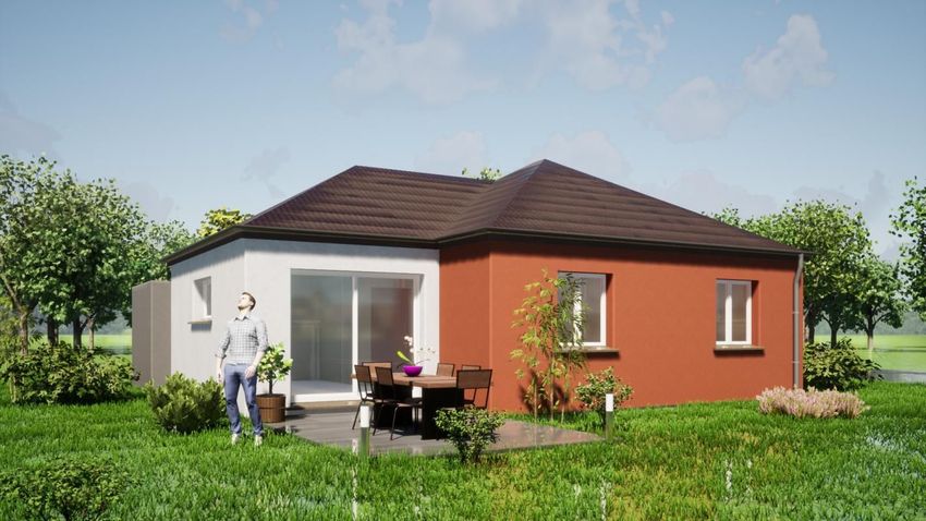 Image Façade à  maison individuelle de Reiningue