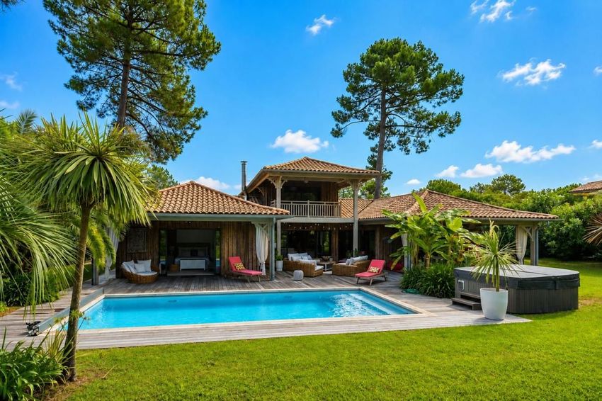 Image Piscine à  propriété agricole de Biscarrosse