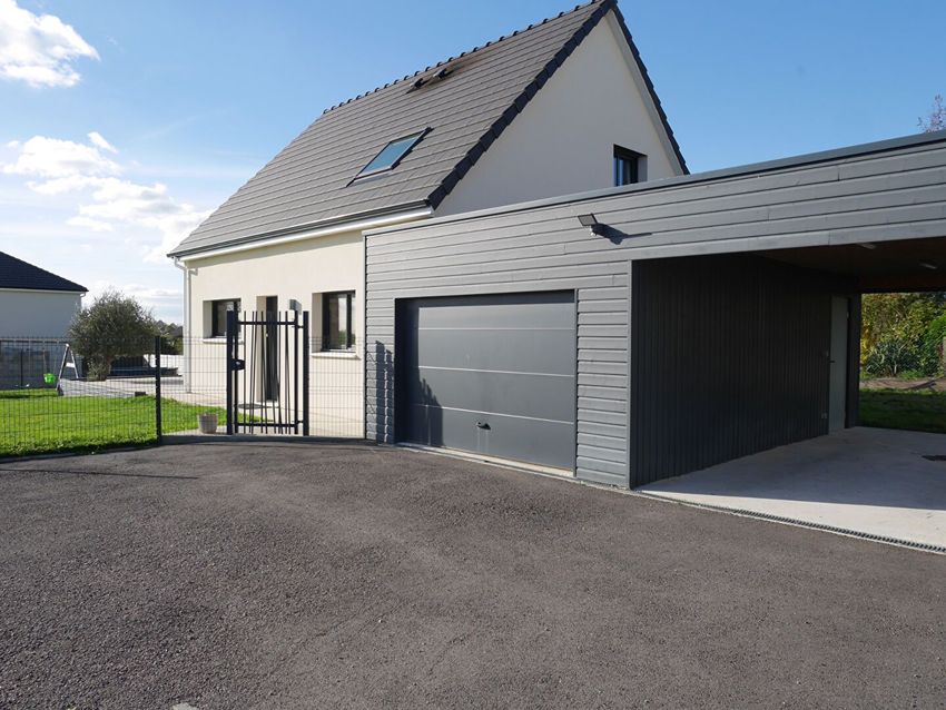 Image Façade à  maison individuelle de Mesnil-Panneville