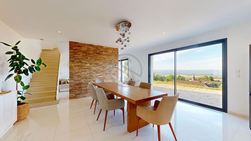 Image Salon à  villa de Ornacieux-Balbins
