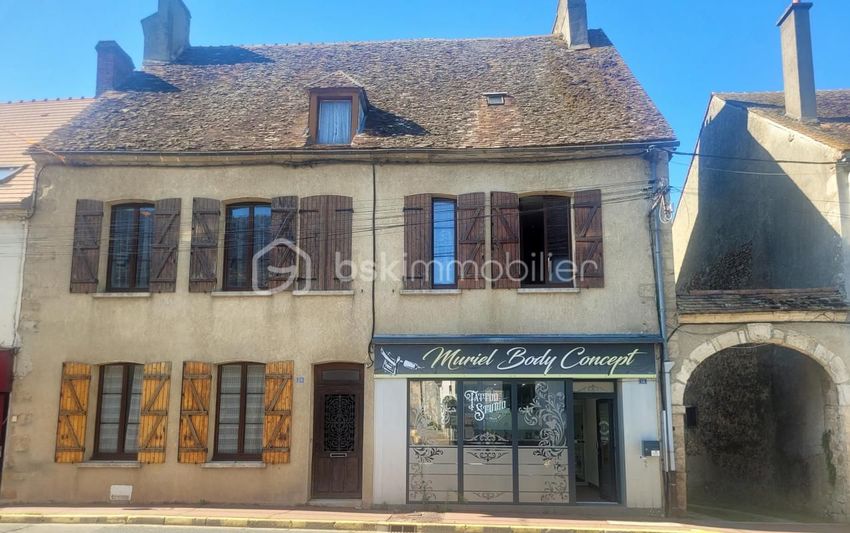 Image Façade à  maison mitoyenne de Courtenay
