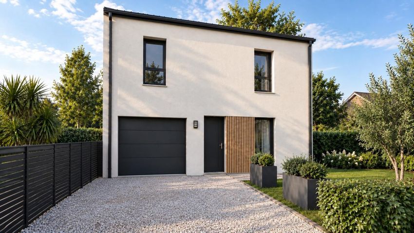 Image Façade à  maison individuelle de Bruz
