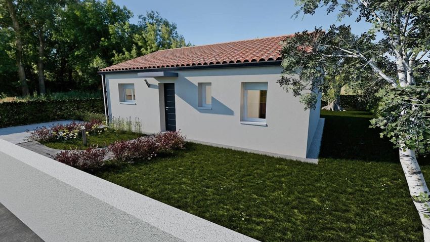 Image Façade à  maison individuelle de Givrand