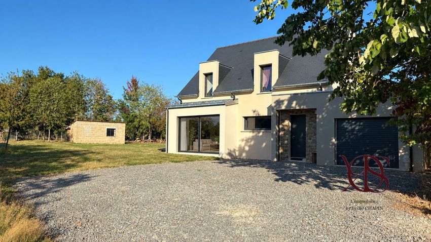 Image Façade à  maison individuelle de Gahard