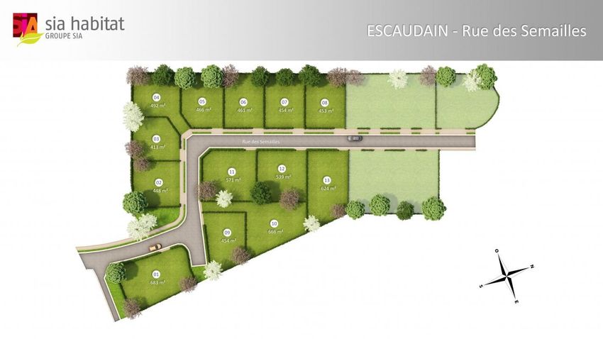 Image Plan à terrain de Escaudain
