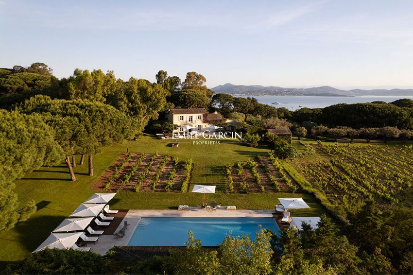 Image Piscine à  manoir de Saint-Tropez