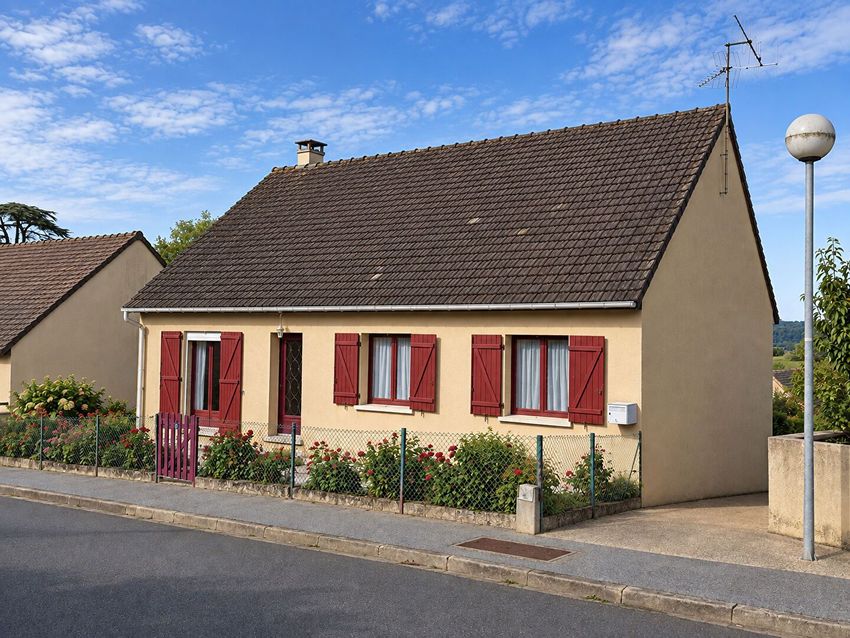 Image Façade à  maison individuelle de Bellême