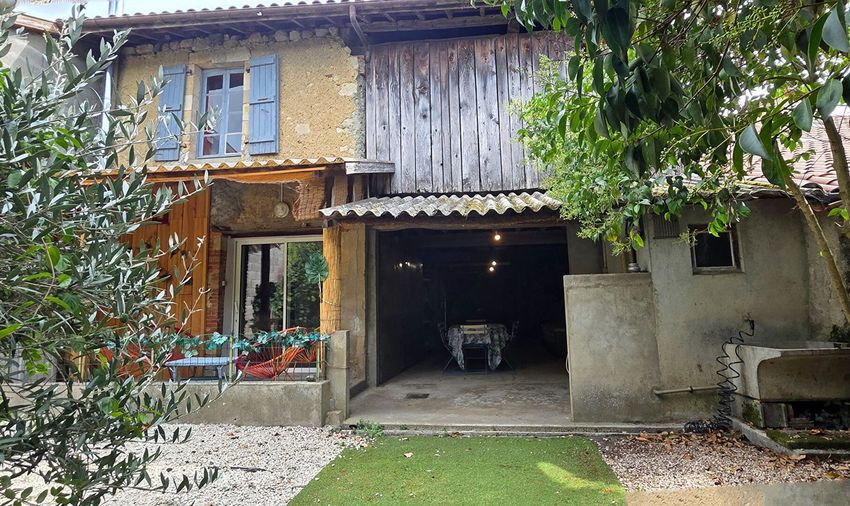 Image Façade à  maison mitoyenne de Marciac