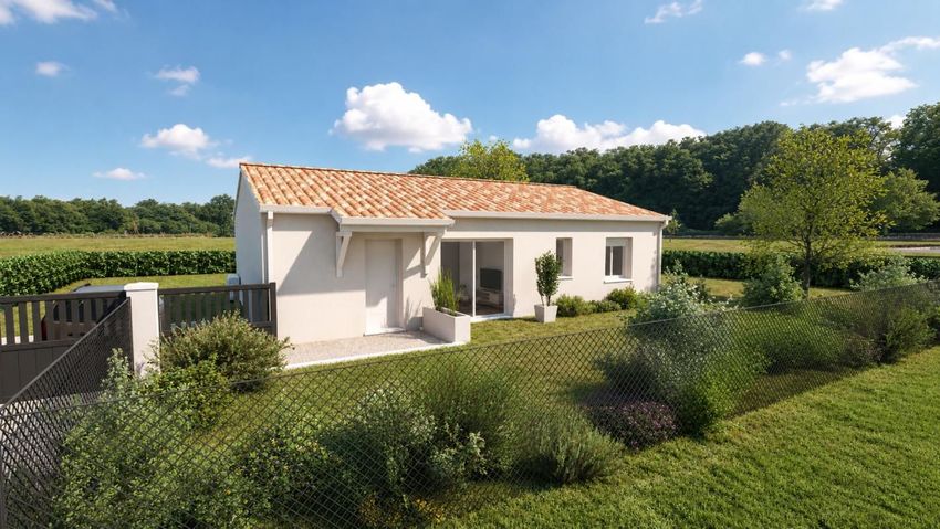 Image Façade à  maison individuelle de Lagarrigue