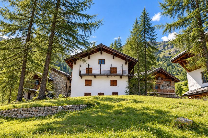 Image Façade à  maison individuelle de Tignes