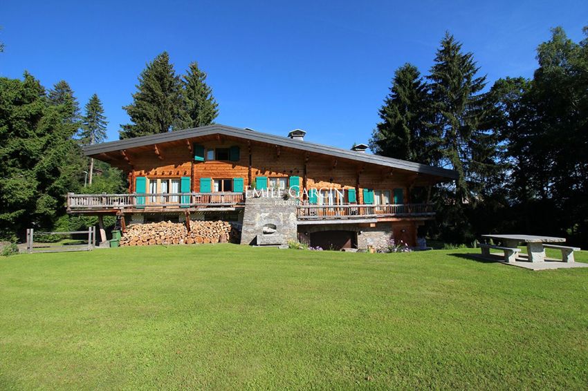 Image Façade à  chalet de montagne de Combloux