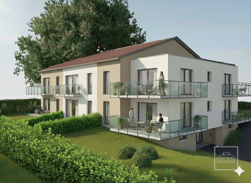 Image Façade à  maison individuelle de Champagne-au-Mont-d'Or