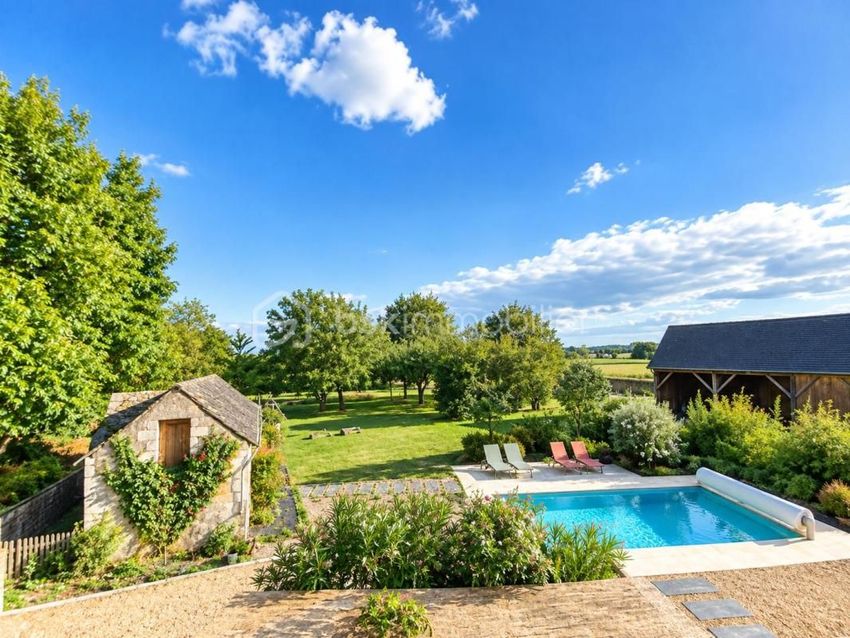 Image Piscine à  propriété agricole de Baugé-en-Anjou