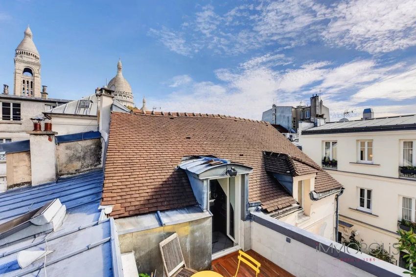 Image Façade à  maison individuelle de Montmartre