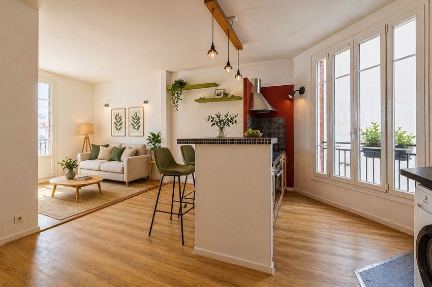 Image Salon à appartement de Buttes Chaumont