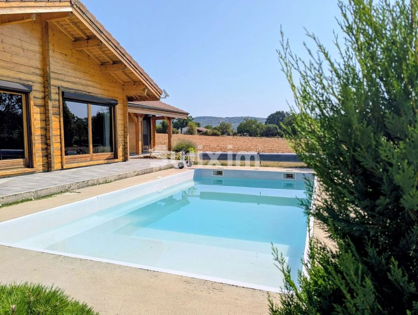 Image Piscine à  chalet de montagne de Bohas-Meyriat-Rignat