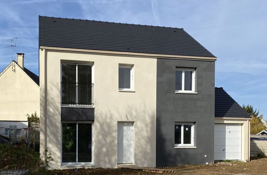 Image Façade à  maison individuelle de Boussy-Saint-Antoine