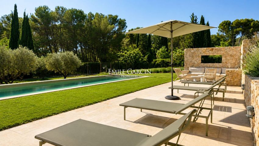 Image Piscine à  villa de Aix-en-Provence