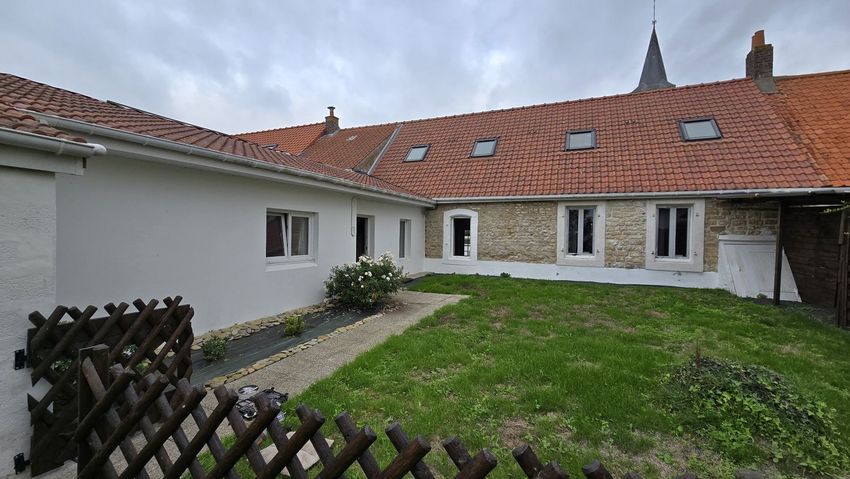 Image Façade à  maison individuelle de Audembert