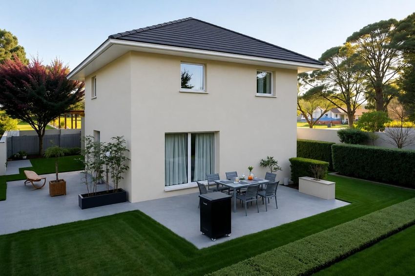 Image Façade à  maison individuelle de Anthy-sur-Léman