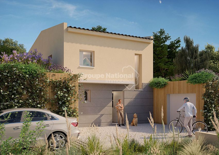 Image Façade à  maison individuelle de Sénas