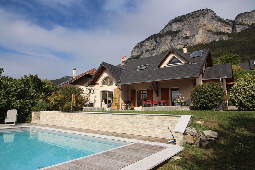 Image Piscine à  maison individuelle de Saint-Jean-d'Arvey
