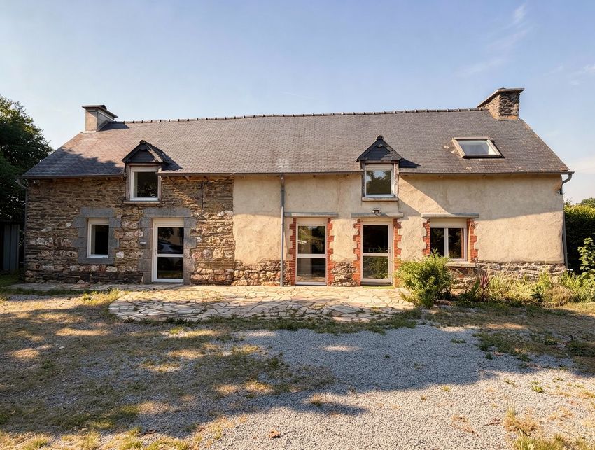 Image Façade à  maison individuelle de Le Cambout